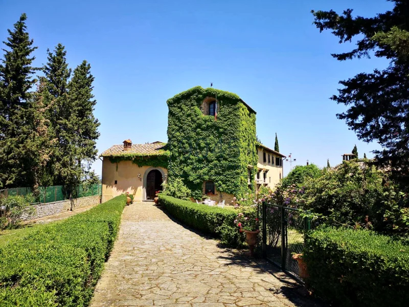 Schönes Anwesen inmitten von Weinbergen im Chianti in Tavernelle bei Montalcino - Toskana - Haus kaufen in Montalcino / Tavernelle - Schönes Anwesen inmitten von Weinbergen im Chianti in Tavernelle bei Montalcino - Toskana