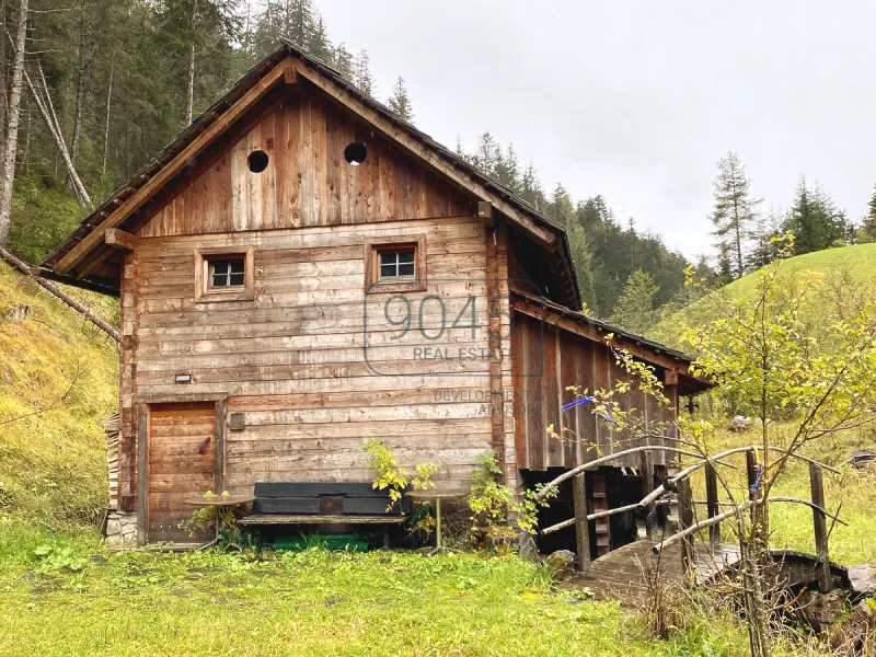 Almhütte (alte Mühle) in den Dolomiten - Südtirol