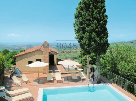 Gepflegter Rustico mit Panoramablick und Pool in den Hügeln von Vinci - Toscana - Haus kaufen in Vinci - Gepflegter Rustico mit Panoramablick und Pool in den Hügeln von Vinci - Toscana