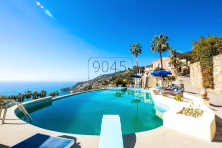 Luxuriöse Villa mit 180°-Meerblick am Ligurischen Meer in Ospedaletti - Ligurien - Haus kaufen in Ospedaletti - Luxuriöse Villa mit 180°-Meerblick am Ligurischen Meer in Ospedaletti - Ligurien