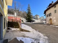 Historisches Gebäude am Mendelpass in Ruffré - Trentino / Südtirol