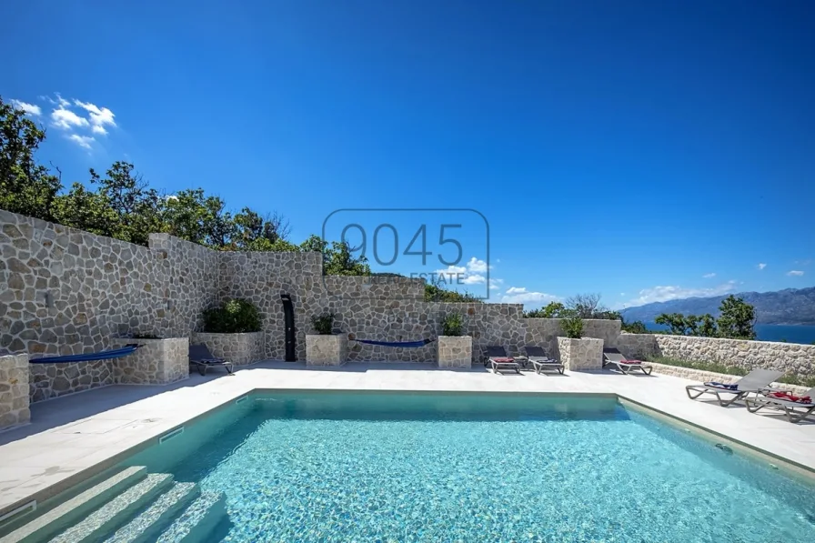 Premium-Luxusvilla mit Pool und Panoramablick in Vinjerac Dalmatien-Zadar - Kroatien