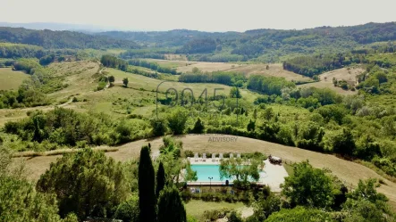 Charakteristischer "Casale" mit Garten und Pool in Montaione Palaia - Toskana - Haus kaufen in Palaia - Charakteristischer "Casale" mit Garten und Pool in Montaione Palaia - Toskana