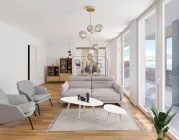 Moderne Penthouse-Wohnung mit Panoramaterrasse in Bestlage in Alghero - Sardinien