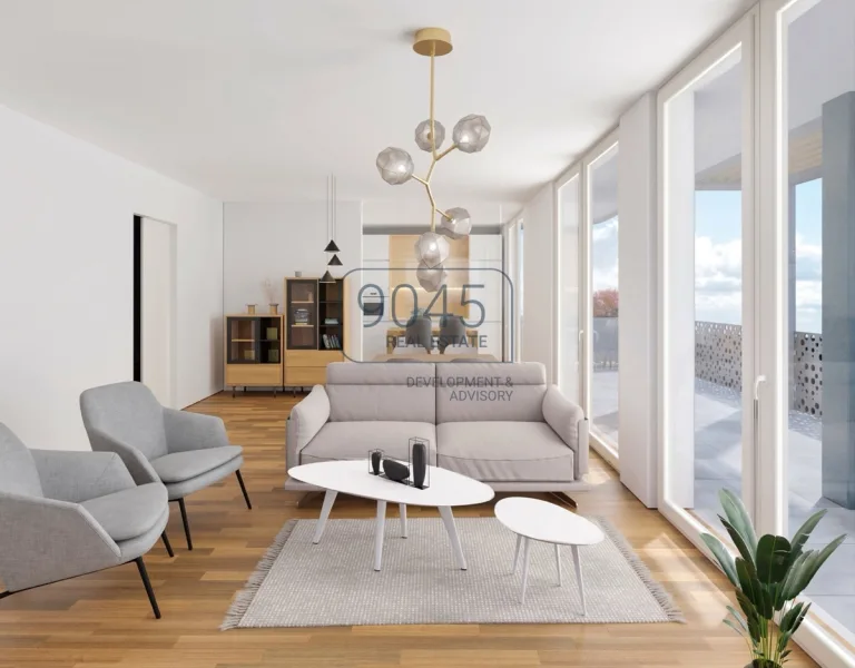 Moderne Penthouse-Wohnung mit Panoramaterrasse in Bestlage in Alghero - Sardinien