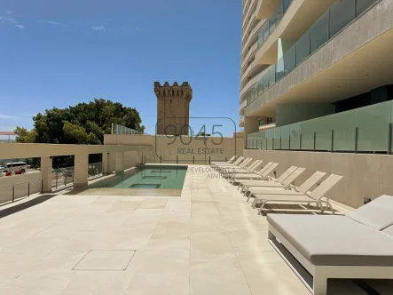 Luxus-Apartment in exclusiver Wohnanlage mit Meer-/Hafenblick auf Palma - Mallorca / Spanien - Wohnung kaufen in Palma De Mallorca - Luxus-Apartment in exclusiver Wohnanlage mit Meer-/Hafenblick auf Palma - Mallorca / Spanien