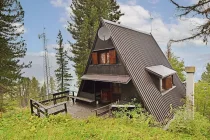 Rarität: Chalet direkt an der Skipiste mit Dolomitenblick auf die Alpe Cermis - Trentino