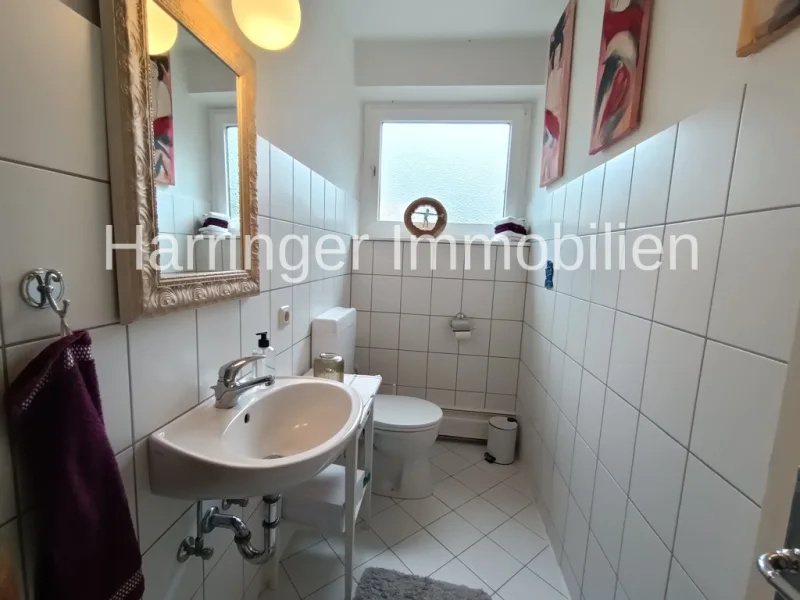 WC im Erdgeschoss