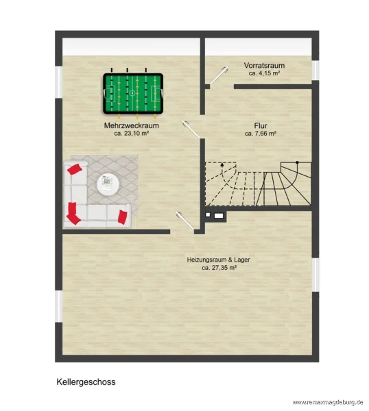 Grundriss Kellergeschoss