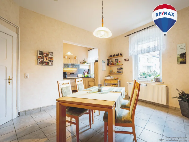 Essbereich  - Haus kaufen in Schönebeck (Elbe) - Attraktives Wohnhaus in Schönebeck (Elbe) - Ideales Eigenheim für Familien