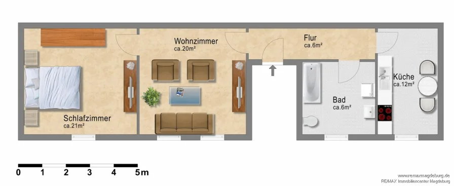 Grundriss Hinterhaus EG