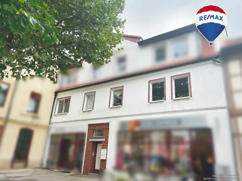 Hausansicht - Wohnung mieten in Burg - Helle 3-Zimmer-Wohnung mit großem Balkon im Herzen von Burg