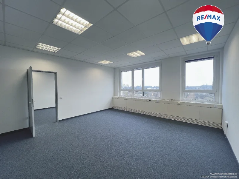 Büroraum 2 - Büro/Praxis mieten in Magdeburg - Modernes Büro in Magdeburg – Praktische Raumaufteilung in verkehrsgünstiger Lage