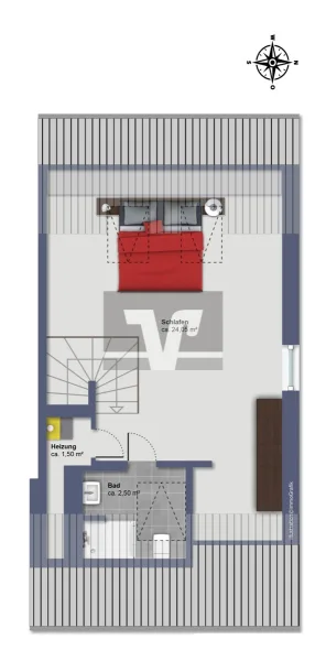 Grundriss Dachgeschoss