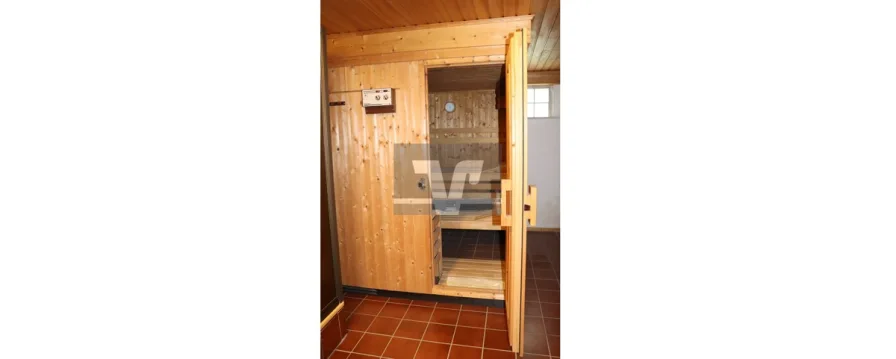 Sauna im Kellergeschoss