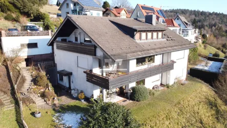 DJI_0212 - Haus kaufen in Wilhelmsfeld - Teilweise vermietetes Mehrfamilienhaus in gutem Zustand und traumhafter Lage!