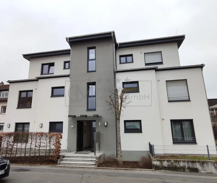 Außenansicht - Wohnung mieten in Hanau - Moderne 2-Zimmer-Wohnung mit großzügigem Balkon