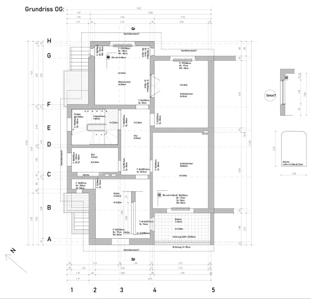 Grundriss Obergeschoss