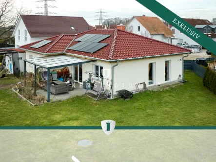 Außenaufnahme - Haus kaufen in Panketal - Neuwertiger und barrierefreier Bungalow an der Berliner Stadtgrenze