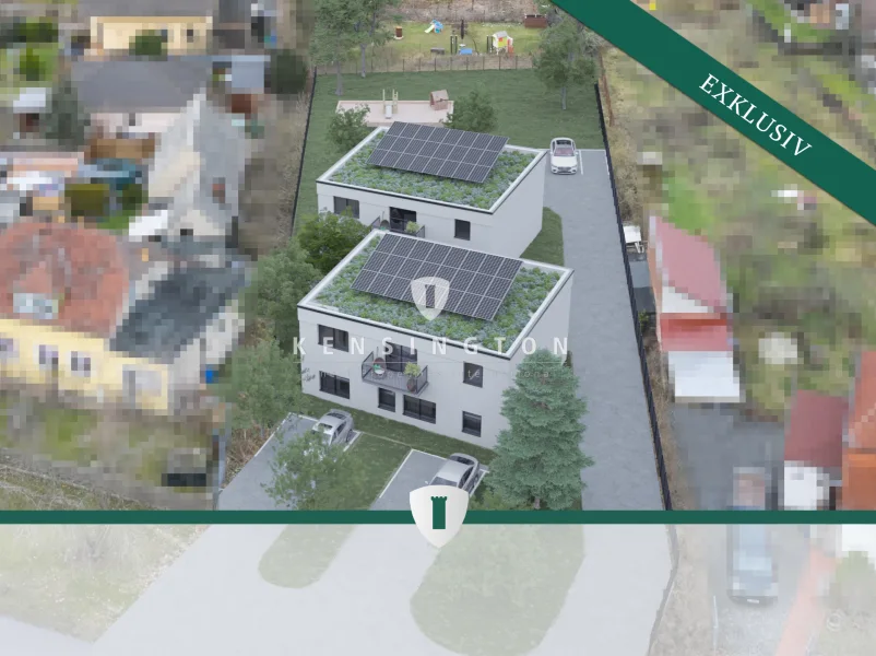 Visualisierung - Grundstück kaufen in Bestensee - Perfekte Gelegenheit: Grundstück in Bestensee für 2 Zweifamilienhäuser