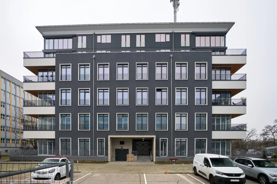 Außenaufnahme - Wohnung kaufen in Berlin / Lichtenberg - Exklusive Wohnung im Erstbezug im Industrieloft-Stil: Urbanes Wohnen mit Charme und Charakter