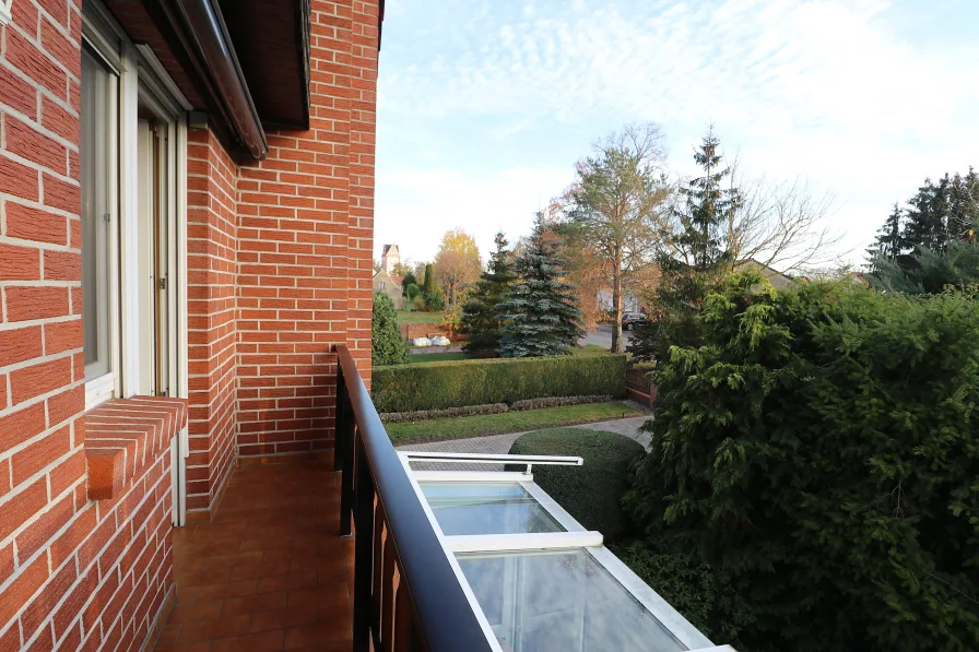 Balkon am Wohnzimmer im OG