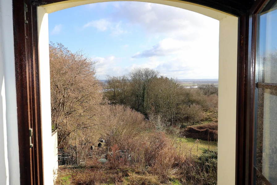 Ausblick nach Osten aus dem Schlafzimmer