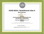 Hohe Neun - LEED GOLD Siegel