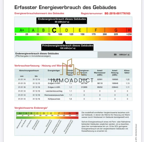 Energieausweis Kennzahlen 