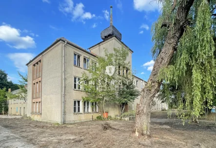 Gebäudeansicht - Grundstück kaufen in Altdöbern - 5.000 m² Nutzfläche warten auf Ihr Projekt - sanierungsbedürftiger Altbestand auf ca. 13.000 m² GS