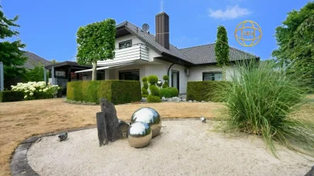 Ansicht vom Garten - Haus kaufen in Stadtlohn - Stadtlohn: Genialer Grundriss - gepflegt - gute Lage = Grandioses Gebäude!