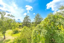 Fernblick von der Dachterrasse zum Herkules