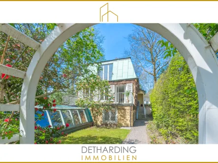  - Haus kaufen in Hamburg - Stadthaus an der Bellevue: Alster nah in bester Lage mit Blick ins Grüne