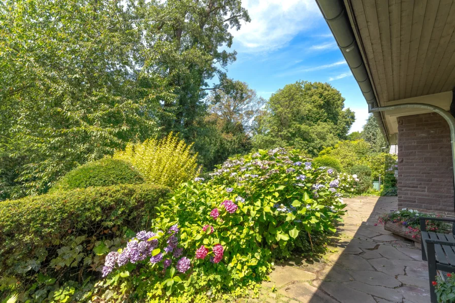 Weg vor dem Haus von der Garage zur Eingangstür