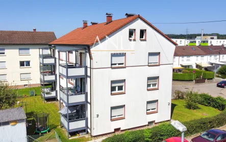 Hinteransicht - 3 Zimmer Wohnung Senden - Wohnung kaufen in Senden - PROVISIONSFREI für den Käufer - 3 Zimmer Wohnung mit Balkon in Senden