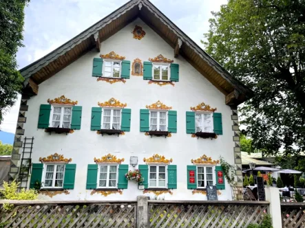 Titelbild - Gastgewerbe/Hotel mieten in Unterammergau - Unterammergau - einladende Gastronomie in historischem Bauernhaus