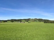 Natur pur und Weite direkt hinter dem Haus