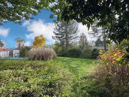   - Grundstück kaufen in Murnau am Staffelsee - Murnau - Traumhaftes Baugrundstück am Naturschutzgebiet mit gepflegtem Bungalow