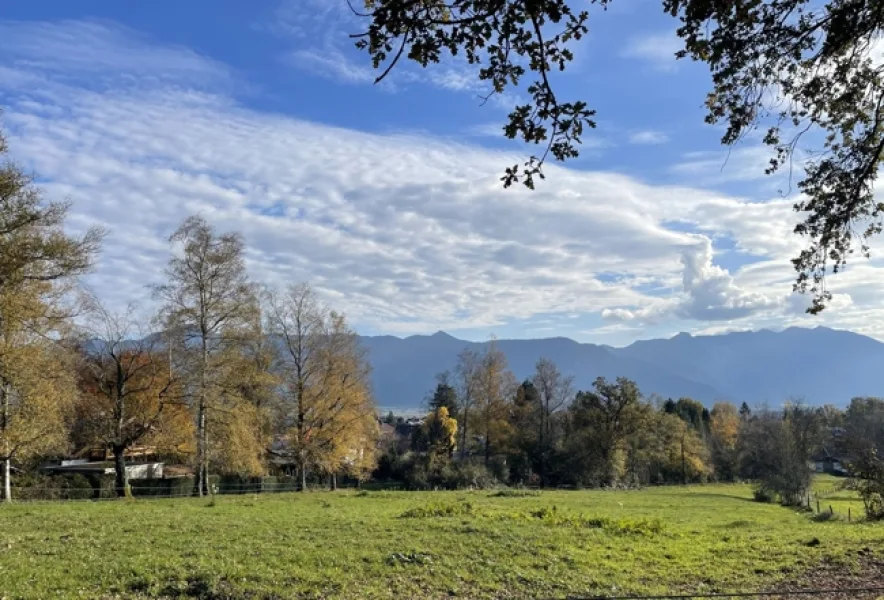   - Grundstück kaufen in Murnau am Staffelsee - Murnau - Traumhaftes Baugrundstück am Naturschutzgebiet mit gepflegtem Bungalow