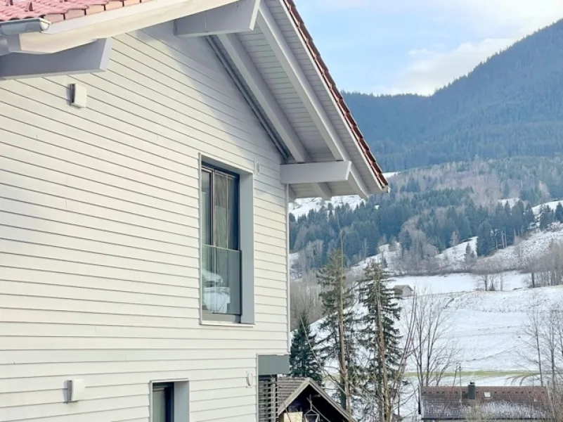  - Haus kaufen in Bad Kohlgrub - Bad Kohlgrub - Moderne Doppelhaushälfte mit Bergblick