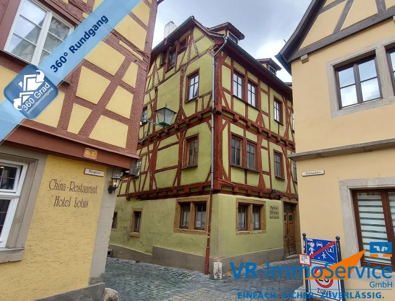  - Haus kaufen in Rothenburg ob der Tauber - Historisches Schmuckstück im Herzen von Rothenburg ob der Tauber!