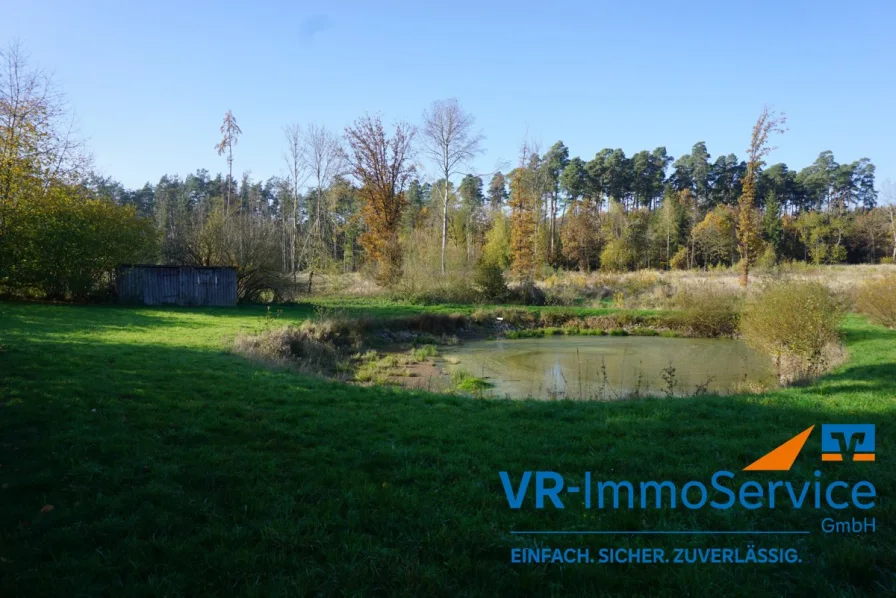  - Grundstück kaufen in Leutershausen / Frommetsfelden - Seltene Gelegenheit - Weiher- und Wiesenflächen bei Leutershausen!