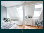 Schlafzimmer digitales HomeStaging