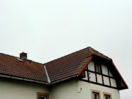 Dach mit Fachwerk