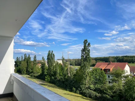 Ausblick vom Balkon  - Wohnung mieten in Rothenburg/Oberlausitz - Drei moderne Zimmer mit Balkon in Rothenburg/O.L.