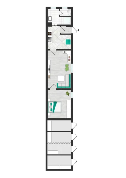 Grundriss Nebengebäude EG