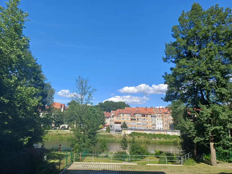 Ausblick vom Balkon