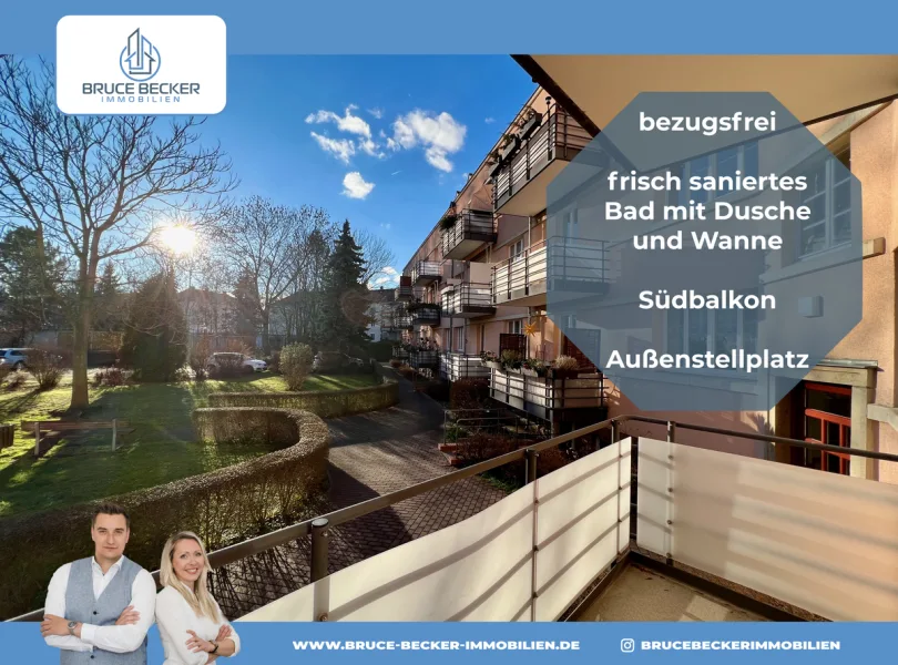 BBI 2547 - Wohnung mieten in Dresden - Aufgepasst! Bezugsfreie 4-Zimmer-Wohnung mit Balkon und neu saniertem Bad im Denkmal