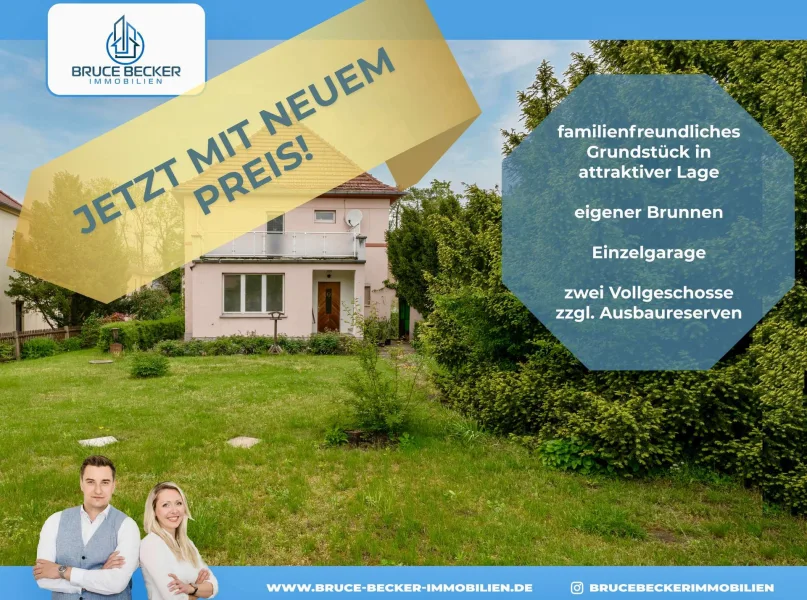 BBI 3871 - Haus kaufen in Weinböhla - "Zuhause ist, wo sich das Herz wohlfühlt!"- Familienfreundliches Einfamilienhaus mit Garten