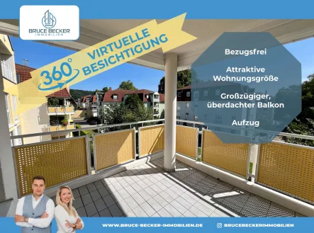 BBI 4483 - Wohnung kaufen in Dresden - Gestalten Sie sich jetzt Ihr Zuhause fürs Alter! Bezugsfreie 3-Zimmer-Wohnung mit Balkon und Aufzug